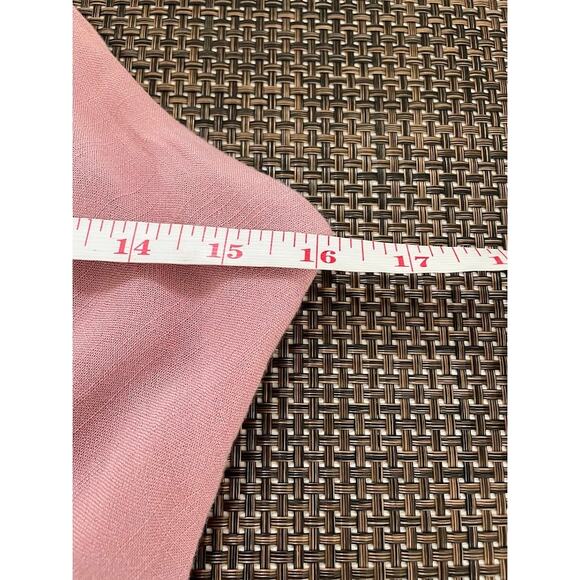 Good Luck Gem Womens Size S Pink Button Down Sleeveless Midi Sun Dress Pockets - Picture 12 of 14